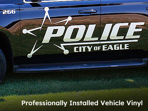 Vehicle Vinyl for Eagle Police Department